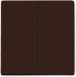 Wippe für Serien Wechsel/Wechsel Doppeltaster braun glänzend 