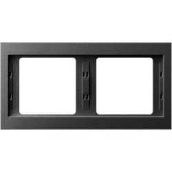 Abdeckrahmen 2-fach K.1 - anthrazit/ matt 