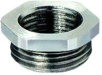 Reduktion M50PG29/OM Messing/Vernickelt O-Ring Sechskant 