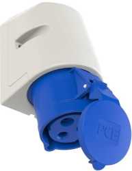 Wandsteckdose 32A 3p 6h IP44 