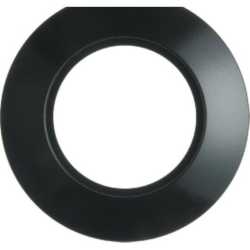 1-fach Endrahmen Serie 1930 - schwarz/ glänzend 