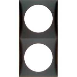 Abdeckrahmen 2-fach Integro Flow anthrazit / matt 