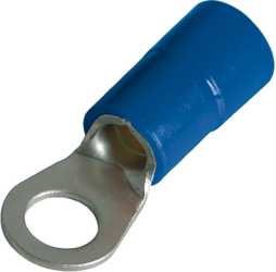 Ringkabelschuh isoliert 16 mm² M6 Nylon blau 
