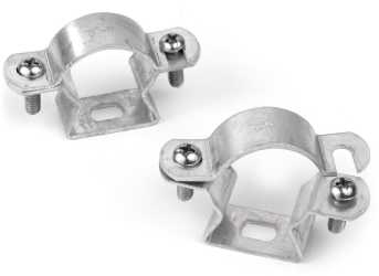 Abstandsschelle Aluminium mit Edelstahlschrauben 