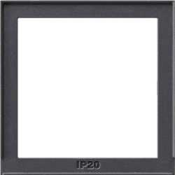 Adapterrahmen 50x50 quadratisch für System 55 und TX_44 anthrazit 