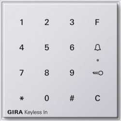 Keyless In Codetastatur für TX_44 (WG UP) reinweiß 
