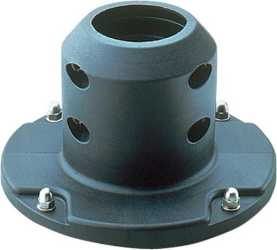 GLOBI Mastsockel schwarz 