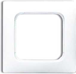 Abdeckrahmen 1-fach Linear-102 weiß glänzend Reflex SI 