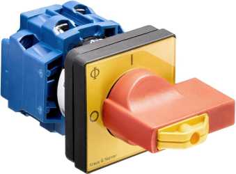 Haupt-/Not-Aus-Schalter und Reparaturschalter rot-gelb 