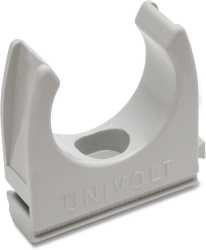 Klemmschelle halogenfrei anreihbar hellgrau 