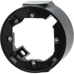 Aufputz-Rahmen 1-fach Serie 1930 schwarz glänzend 