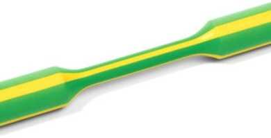 Warmschrumpfschlauch 3:1 HIS-3-3,0/1,0 grün-gelb 10m 