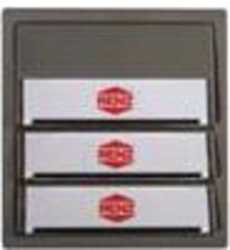 Klingelmodule mit 4 Klingeltaster für Silber und farbige Briefkästen 