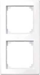 Abdeckrahmen 2-fach aktivweiß glänzend 