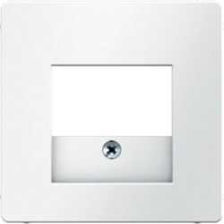 Zentralstück für TDO-Steckdose Q. 1 polarweiß samt 