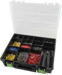 Aderendhülsensortiment DIN II mit Press zange 