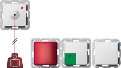 Notrufset Rufsystem 834 für System 55 reinweiß 