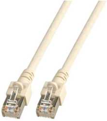 Patchkabel RJ45 SF/UTP Kat.5e umspritzt 0,5m grau 