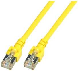 Patchkabel RJ45 SF/UTP Kat.5e umspritzt 1,0m gelb 