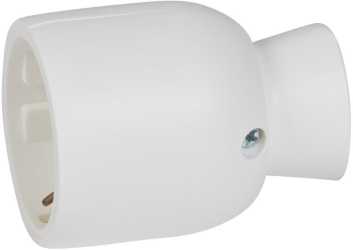 Schuko-Kupplung weiß 