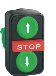Dreifachtaster STOP GN PFEIL AUF-AB ZB5-AA73134 