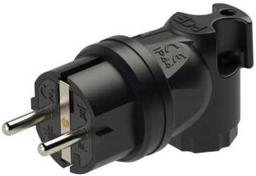 Winkelstecker Vollgummi 16A 250V IP44 