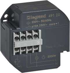 Fernschalter elektronisch UP 230V 1S 10A Nulldurchgangsschaltung 49x46x26mm 