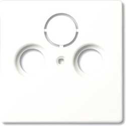 Abdeckung future linear für Antennensteckdosen mit 2 Anschlüsse 