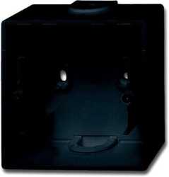 Aufputz Gehäuse future 1-fach schwarz matt 