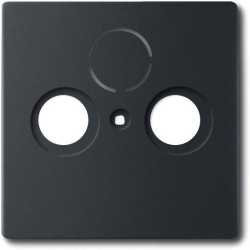 Abdeckung future linear für Antennensteckdosen mit 2 Anschlüsse 