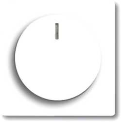 Bedienelement mit Glimmlampe für Drehdimmer 102 studioweiß matt 
