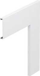 Oberteil Flachwinkel glatt PVC reinweiß RAL 9010 