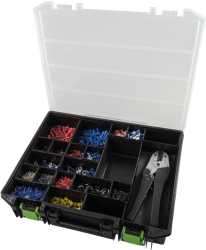 Kabelschuh-/Aderendhülsensortiment DIN im Kasten 