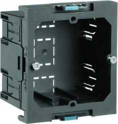 Geräteeinbaudose frontrastend Energie und Daten mit Standardgeräteeinbau schwarz 