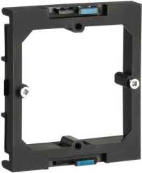 Gerätemontagering frontrastend für Datentechnik mit Standardgeräteeinbau schwarz 