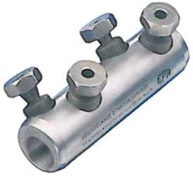 Schraubverbinder Al 6/10 kV mit 4 Abreisskopfschrauben 