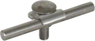 Klemmbock mit Schraube NIRO Rd. 6-10 mm 