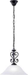 Hängeleuchte 1xE27 max. 60W schwarz/Alabaster MURCIA 