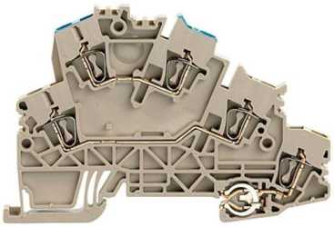 Mehrstock-Reihenklemme ZDKPE 2.5-2/N/L/PE 