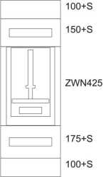 Zählerverteilereinsatz Tirol BPZ-MES-TN-400/10-1Z 