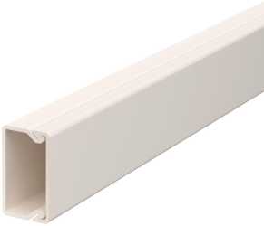Leitungsführungskanal mit Bodenlochung 15x30 mm cremeweiß 