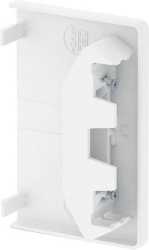 Endstück 70x110mm PVC reinweiß RAL 9010 