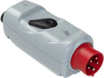 CEE-EIN/AUS-Schalter ML0 - Stecker 16A 5p 400V IP44 mit Phasenwender 