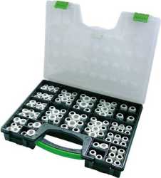 Kabelverschraubung PG/metrisch Set im Kunststoffkoffer 