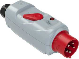 CEE-Motorschutzstecker PKZM0 32A 5p 400V IP44 Phasenwender Drehfeldk. 