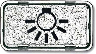 Zubehör Tastersymbol Licht Allwetter 44 