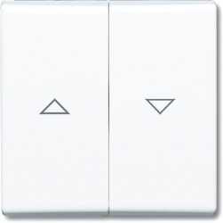 Wippe für Unterputz Jalousieschalter/-taster alpinweiß glänzend 