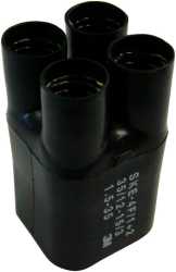 Warmschrumpf-Aufteilkappe für 4-adrige Kabel 4 x 35-4 x 150mm² 