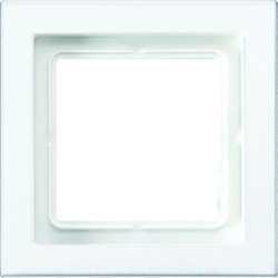 Rahmen 1-fach für waagerechte und senkrechte Kombination weiß 