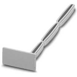 Klemmenleisten-Kennzeichnungsträger für Endhalter grau 